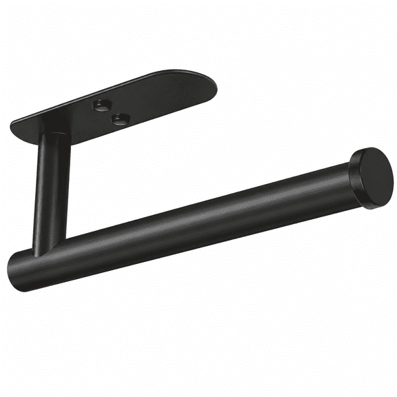 Brotasdro Stainless Steel 13.1" x 1.7" x 3.1" Paper Towel Holder, Black