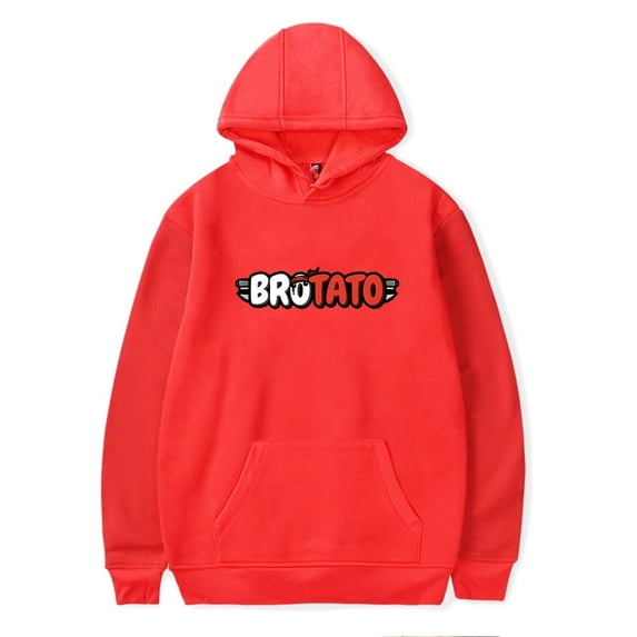 Brotato Logo Hoodie Unisex Hooded Sweatshirt Long Sleeve Tracksuit Pullover Coat
