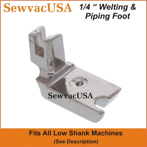 Brother 1/4 Inch Welting & Piping Foot Fits Models In Description