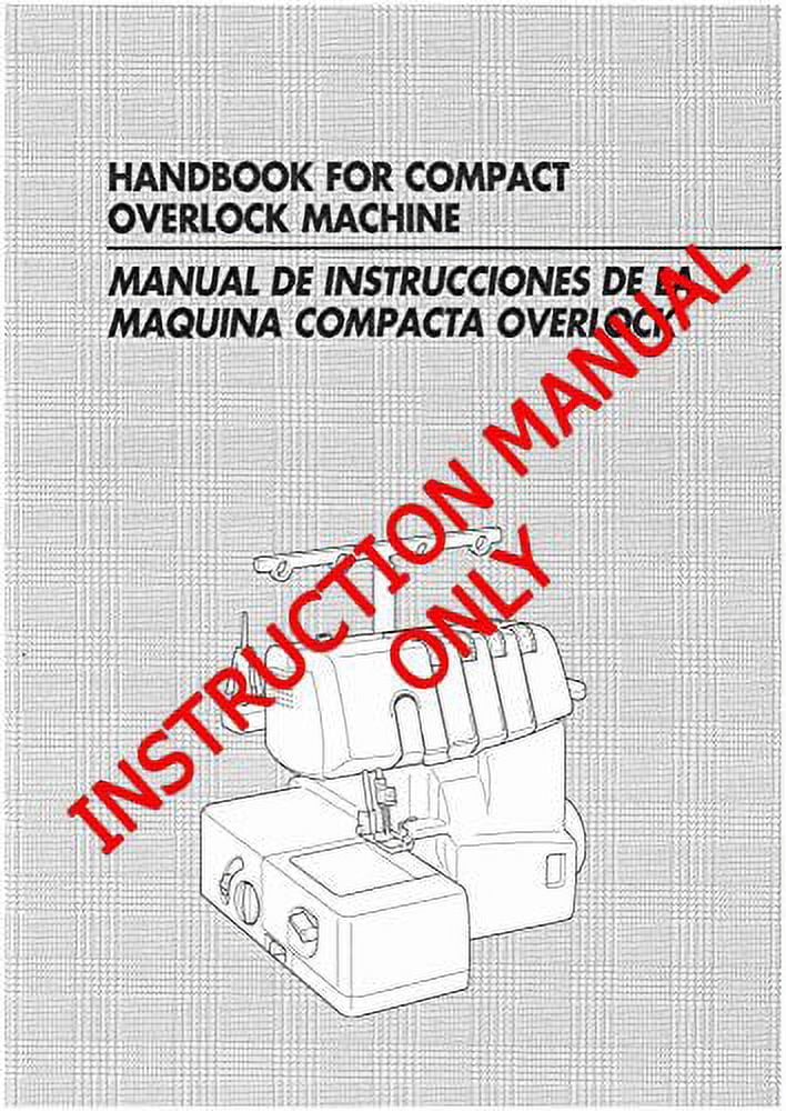 Brother 1034D Overlock Serger Owners Instruction Manual