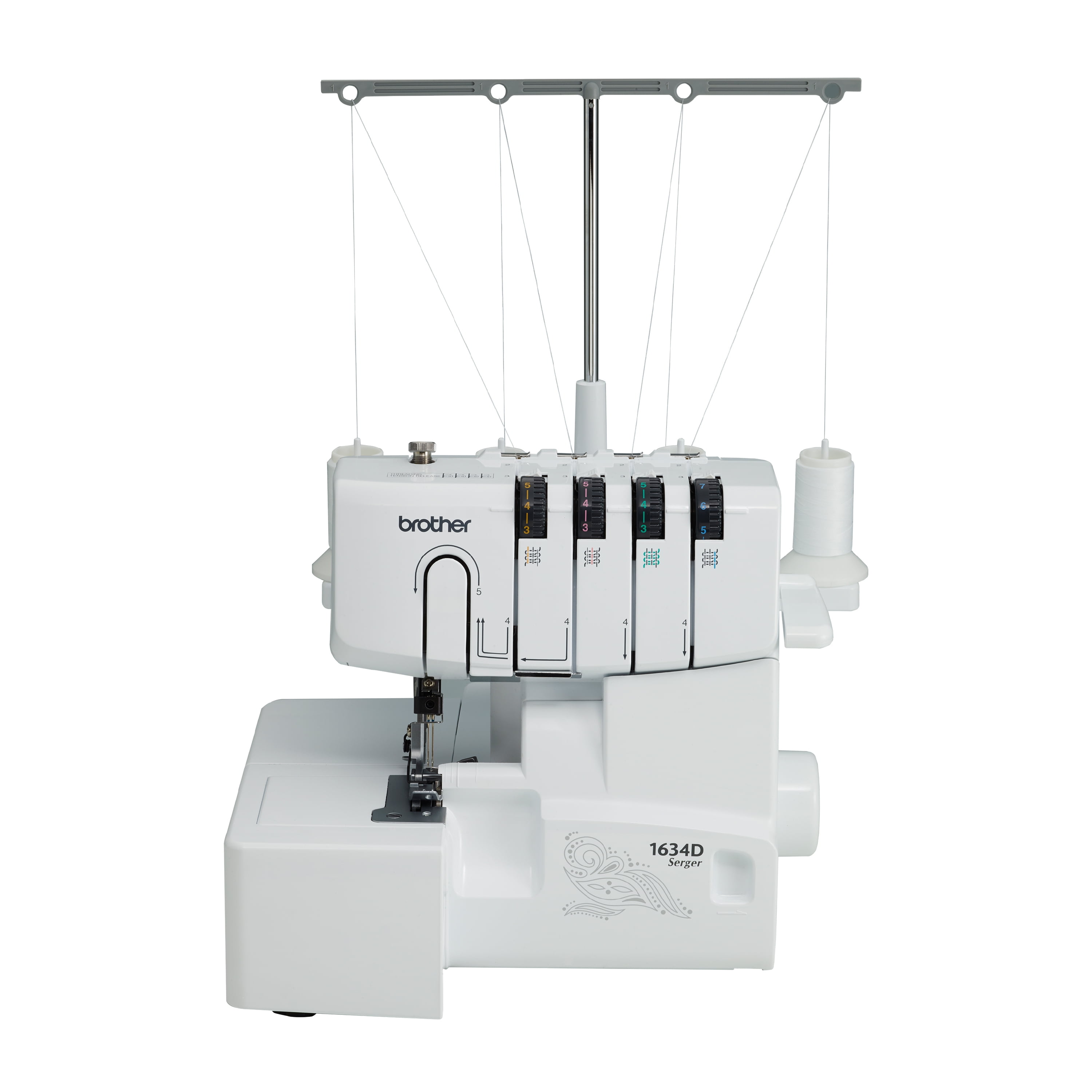Brother 1634D 3 or 4 Thread Serger with Easy Color-Coded Thread Guide