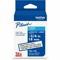 thumbnail image 1 of Brother 18mm (0.7") White on Clear tape for P-Touch 8m (26.2 ft) 0.75" - White - 1 Each, 1 of 13