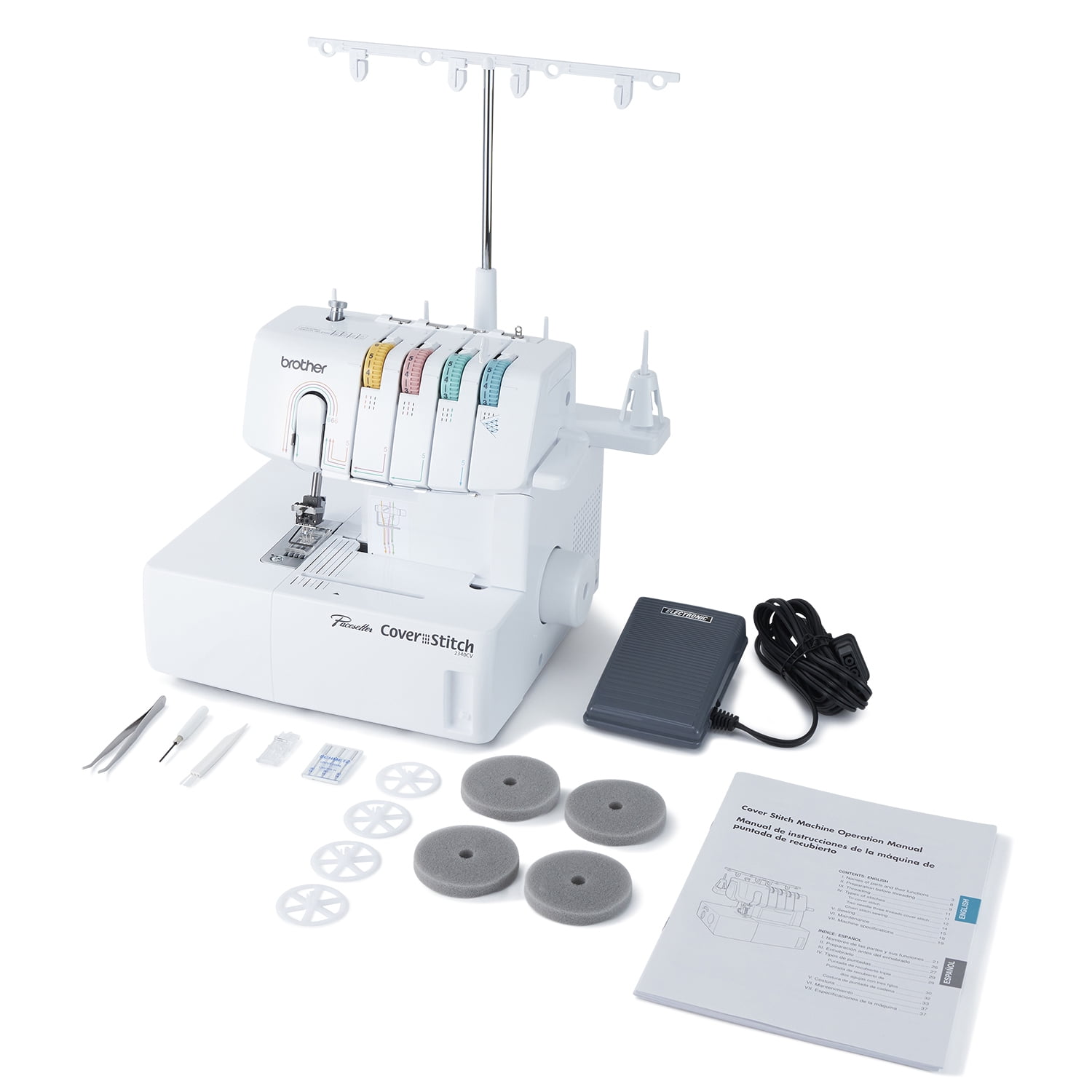 Brother 2340CV Cover Stitch Electronic Serger Machine for sale online