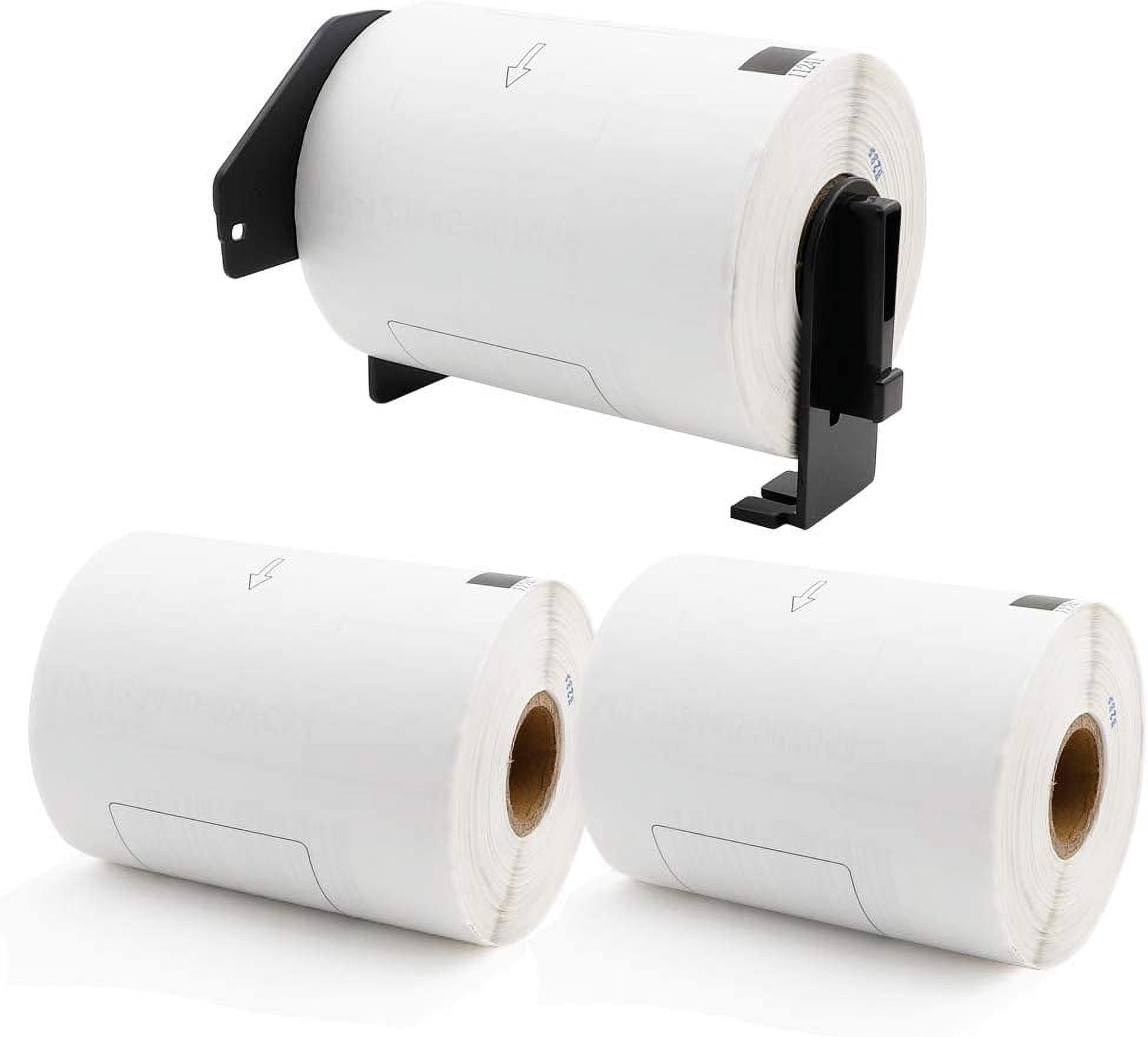 Brother 4" x 4" Custom Labels 12 Rolls per Case
