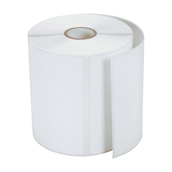Brother 4" x 6" White Direct Thermal Polypropylene Label, 490 Labels/Roll, 8 Rolls