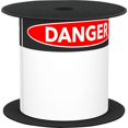 thumbnail image 1 of 4INX6IN TT ANSI/OSHA DANGER 1-1/8IN BLK HEADER WHITE VINYL LABEL (USE BMSLPR03XX, 1 of 1