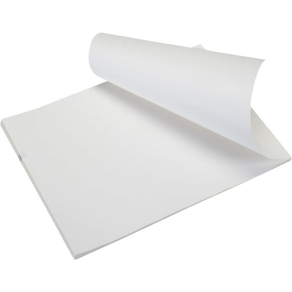 Brother 8.5" x 11" Letter Size Premium Direct Thermal Paper, Fast-Dry Writeable / Fingerprintable, Fanfold Stack, 100 Sheets/Stack, 16 Stacks