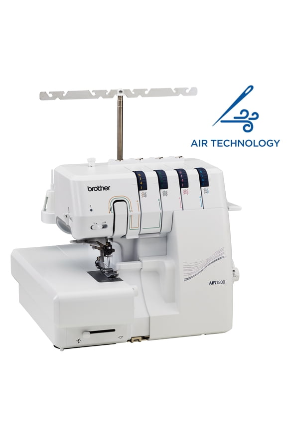 AIR1800 Serger with Air Threading Technology and Easy One-Touch Threading