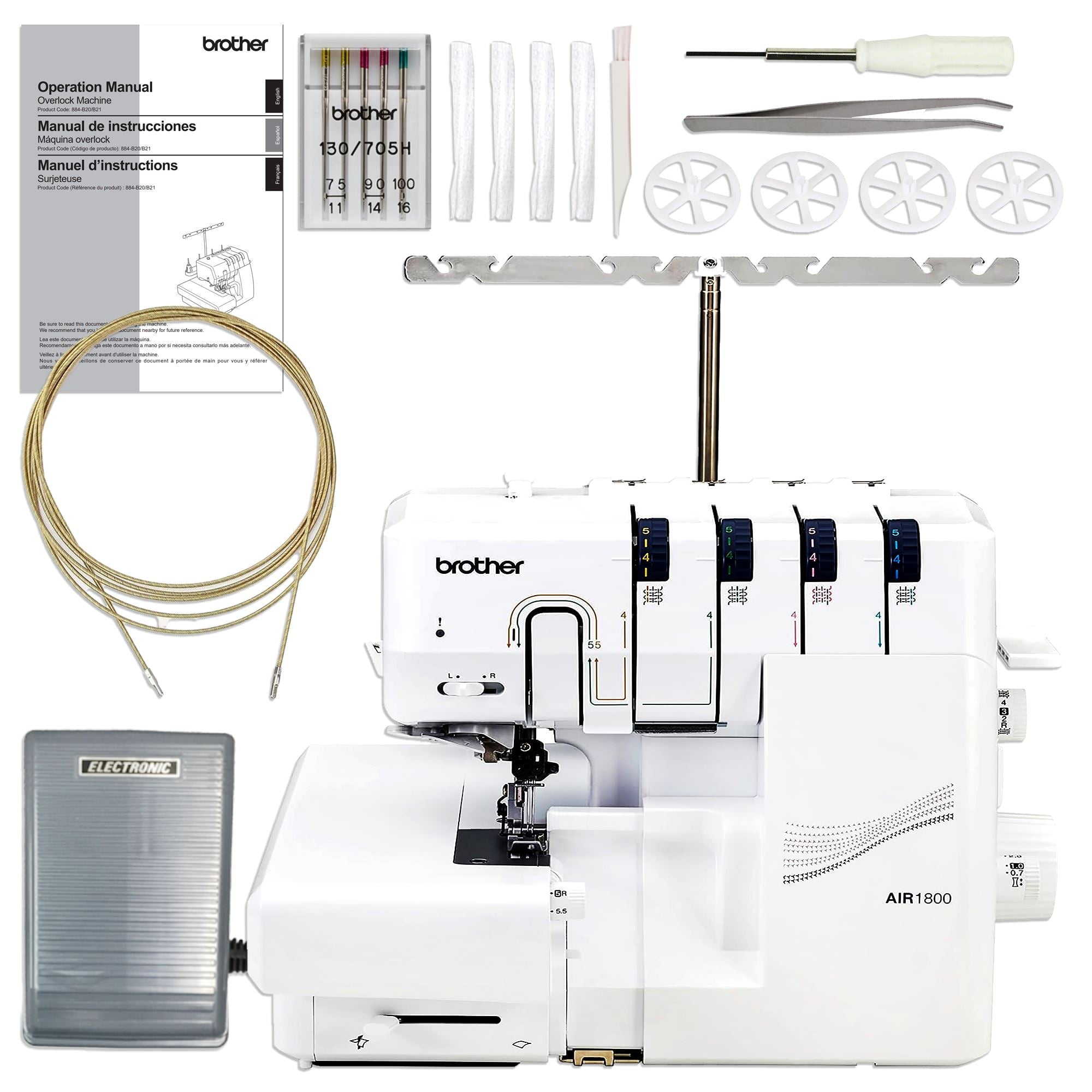 Brother Air1800 Air Serger with JetAir Threading