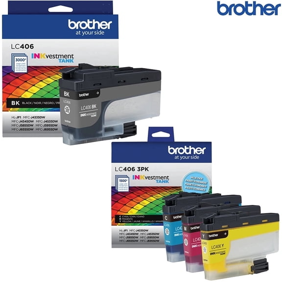 Brother LC406 Ink and Toner Cartridges