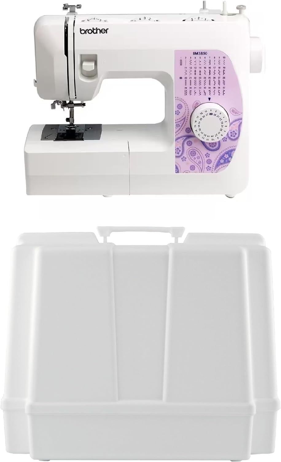 Brother BM3850 37 Stitch Sewing Machine and 5300A Hardcase for Carrying and Storage Walmart