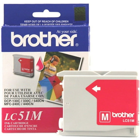 Brother, BRTLC51M, LC51 Series Ink Cartridge, 1 Each