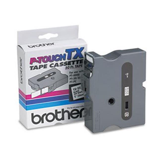 Brother BRTTX2511 Brother PTouch TX2511 Tape Cassette 50 ft. x 1 in