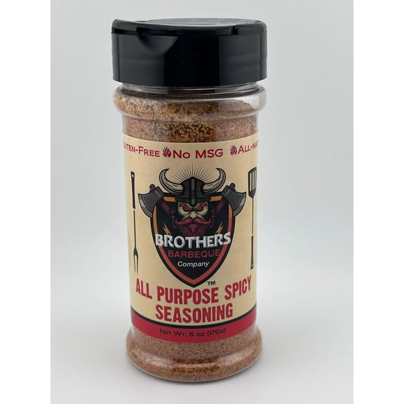 Brother Barbeque Company's All purpose spicy seasoning 12 oz