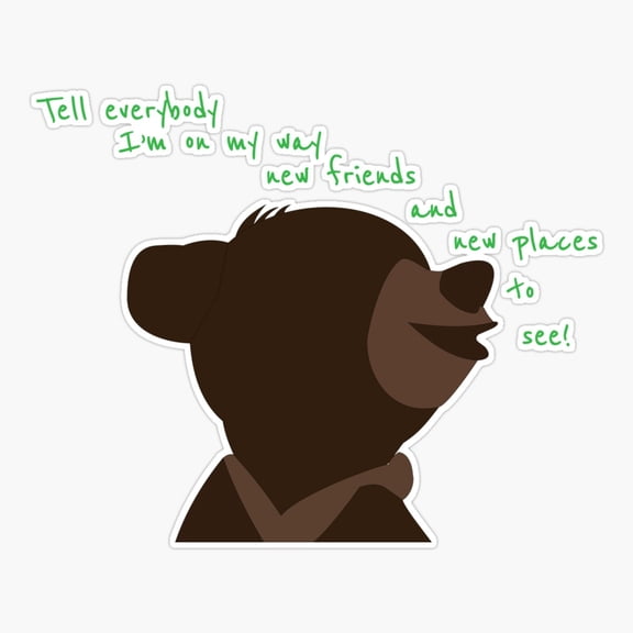 Brother Bear Family Animal Sticker