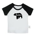 thumbnail image 1 of Brother Bear Novelty T shirt For Baby, Newborn Babies T-shirts, Infant Tops, 0-24M Kids Graphic Tees Clothing (Short Black Raglan T-shirt, 18-24 Months), 1 of 4