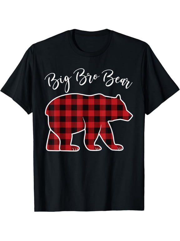 Brother Bear Pajama Red Buffalo Xmas Family Christmas T-Shirt