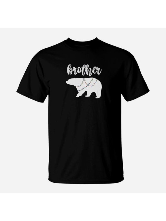 Brother Bear Polar Bear String Lights Christmas TShirt