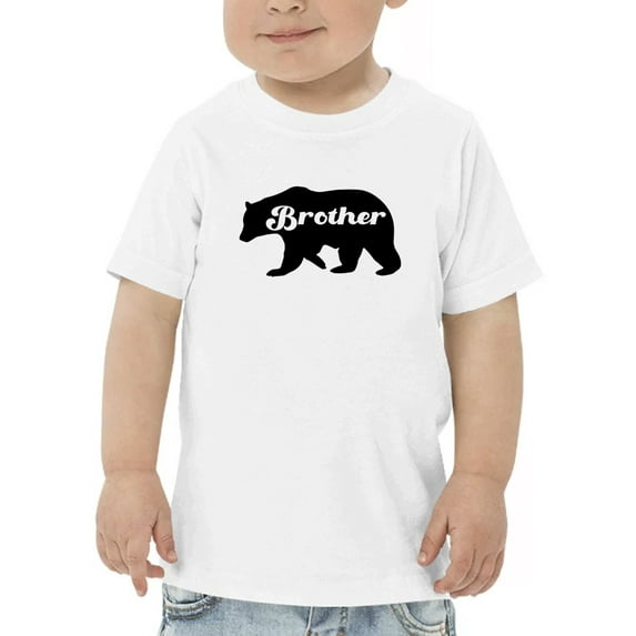 "Brother" Bear Silhouette Toddler T-Shirt, 2 Toddler