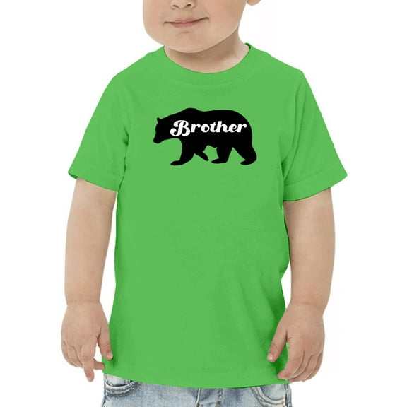 "Brother" Bear Silhouette Toddler T-Shirt,  5 Toddler