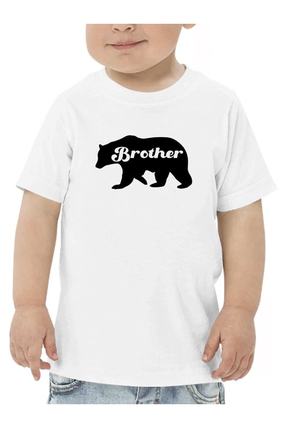 "Brother" Bear Silhouette Toddler T-Shirt, 5 Toddler
