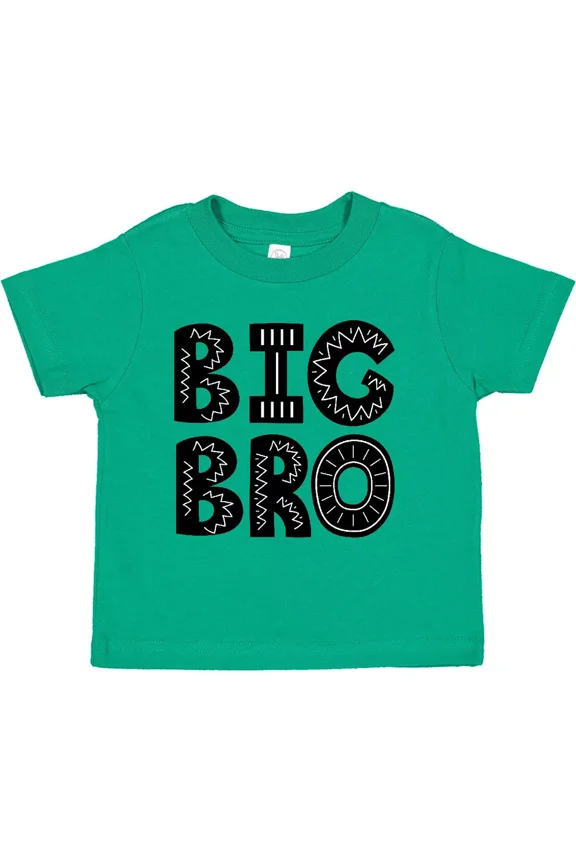 Brother Big Bro Toddler T-Shirt Childs Matching Clothing Apparel Gift Baby Clothing, Cute Baby Shirt, TODDLER SHORT SLEEVE TEE BELLA CANVAS 3001T