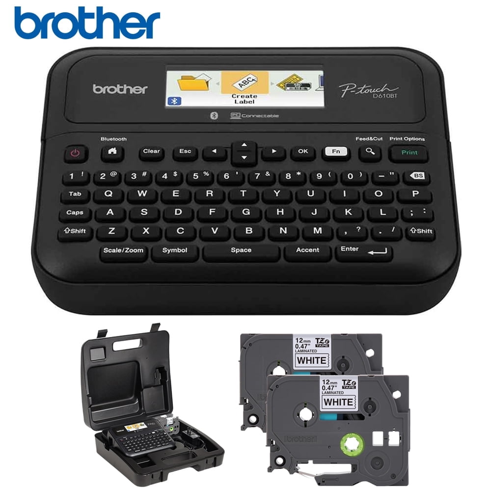 Brother Business Professional Connected Label Maker Bundle with ...