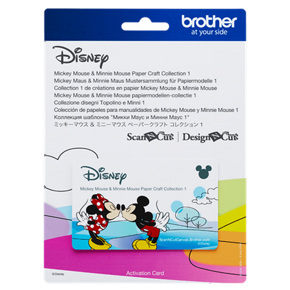 Brother CADSNP01 Disney Mickey Mouse and Minnie Mouse Pattern Collection #1