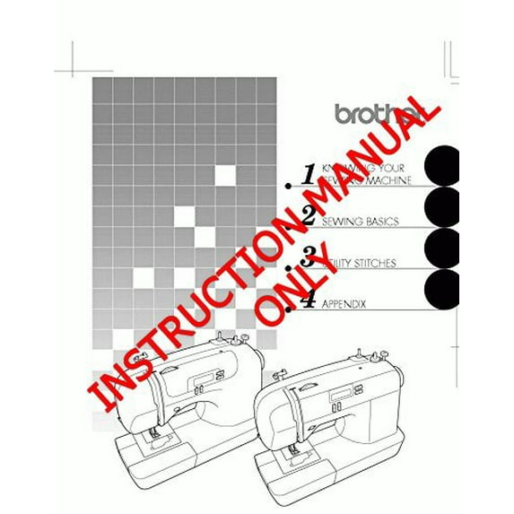 Brother CE-4000 Sewing Machine Owners Instruction Manual (Paperback)