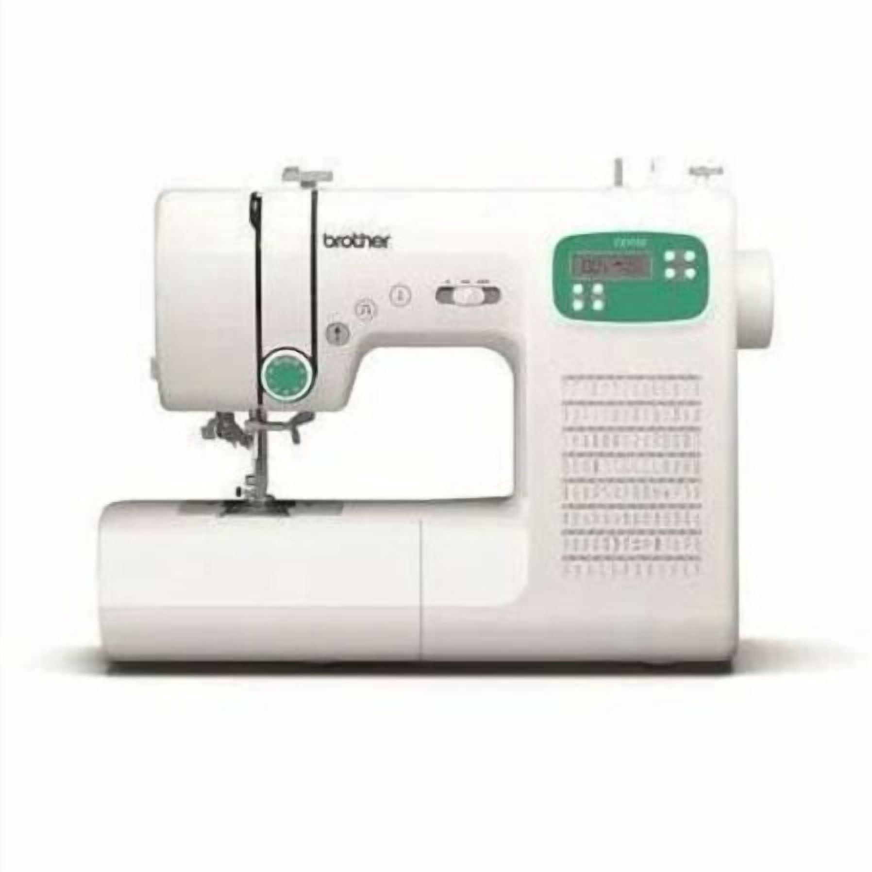 Brother CE1155 Computerized Sewing Machine with Auto Stop/Start, 110 Built-in Stitches, LCD Display, 7 Included accessory Feet