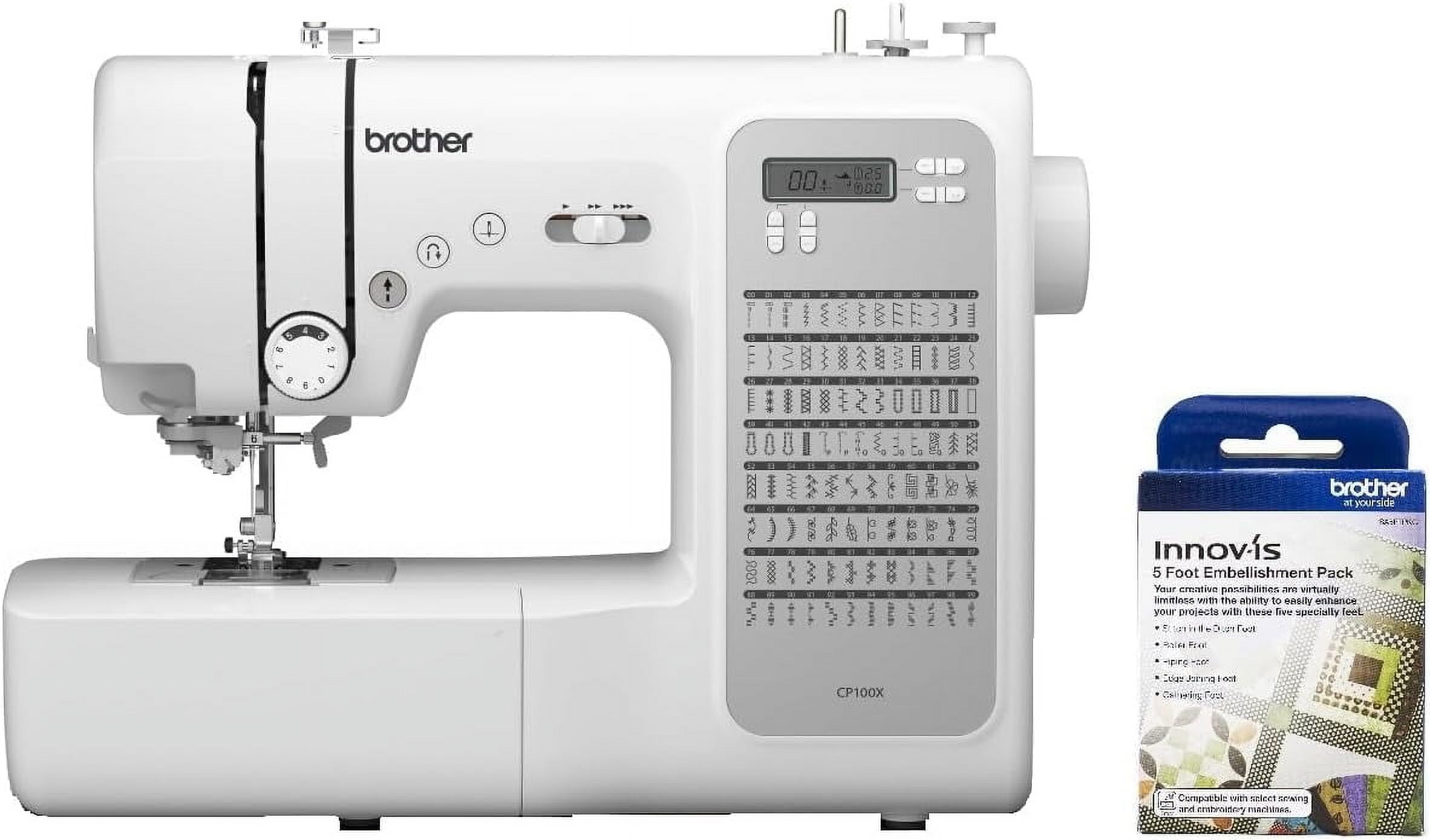 Brother CP100X White Computerized Sewing and Quilting Machine