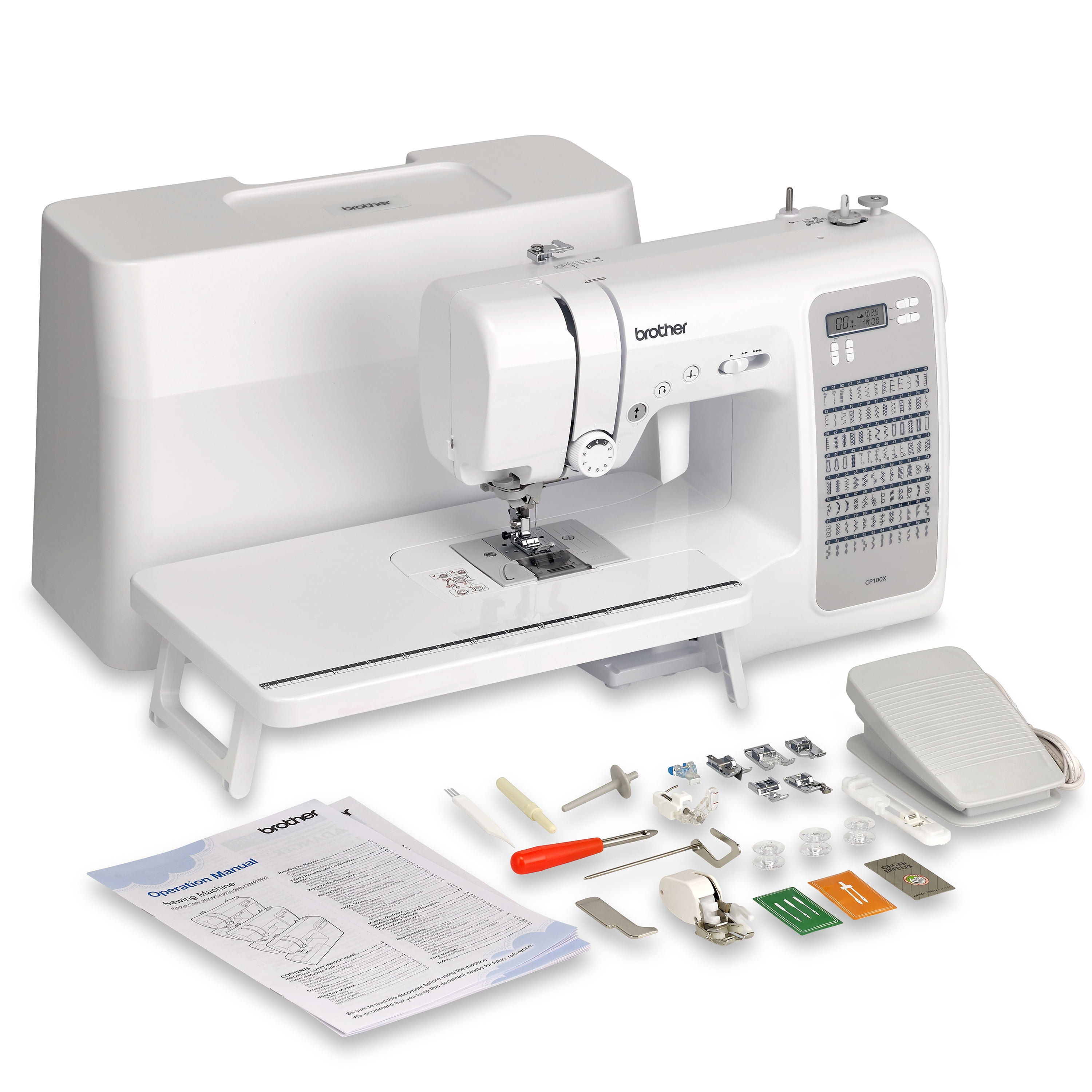 Brother 100-Stitch Computerized Sewing Machine CP100X 