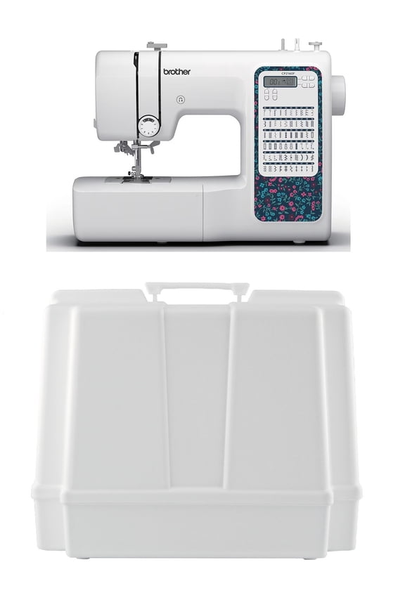CP2160F Computerized Sewing Machine with 60 Built-In Stitches, LCD Display, 7 Included Feet, and 5300A Hardcase for Carrying and Storage