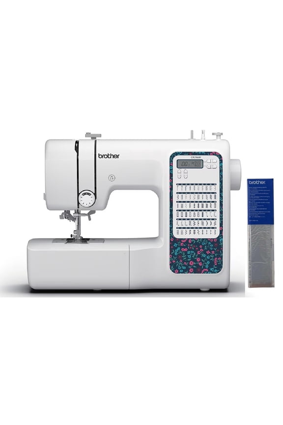 CP2160F Computerized Sewing Machine with 60 Built-In Stitches, LCD Display, 7 Included Feet, and SA520 Water Soluble Stabilizer
