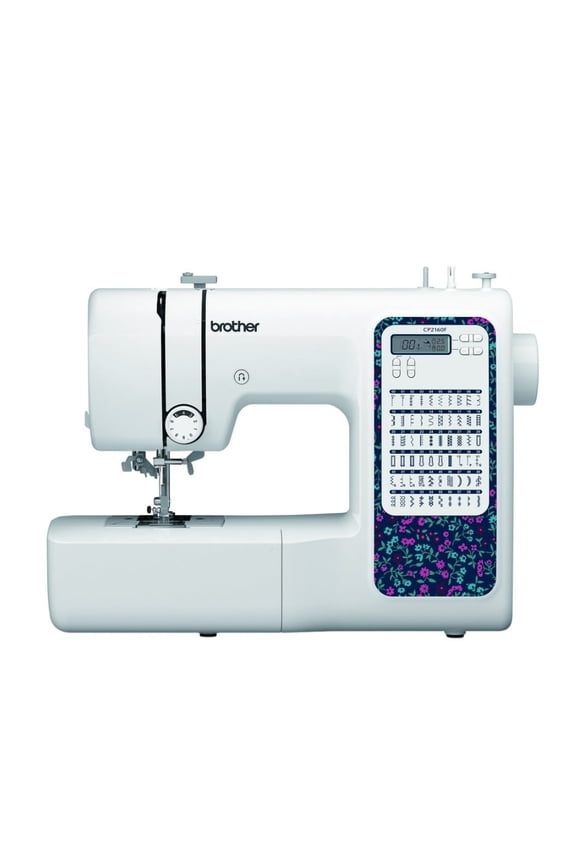 CP2160F Computerized Sewing Machine with 60 Built-In Stitches, LCD Screen, Advanced Needle Threading System, and 7 Auto-Size Buttonholes