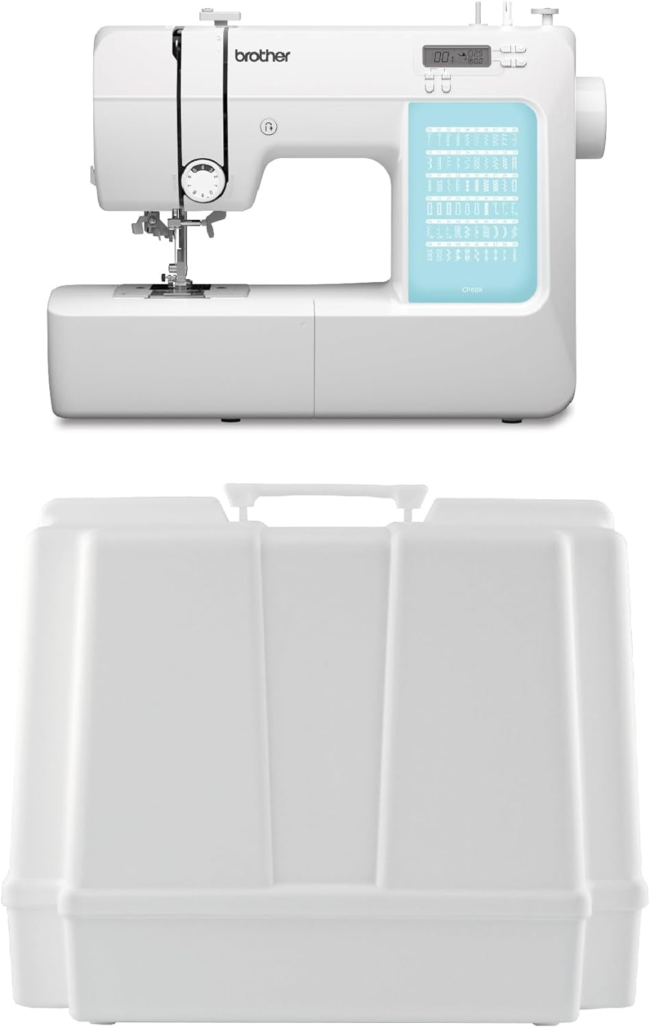 Brother CP60X White Computerized Sewing Machine with LCD Display