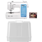 Brother CP80X Computerized Sewing Machine and Hard Plastic Storage and Carry Case, Pacesetter Sewing Thread 6-Pack Included