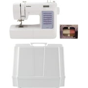 Brother CS5055 Computerized Sewing Machine and 5300A Hard Plastic Storage and Carry Case, SASC706 6-Piece Pacesetter Sewing Thread Included