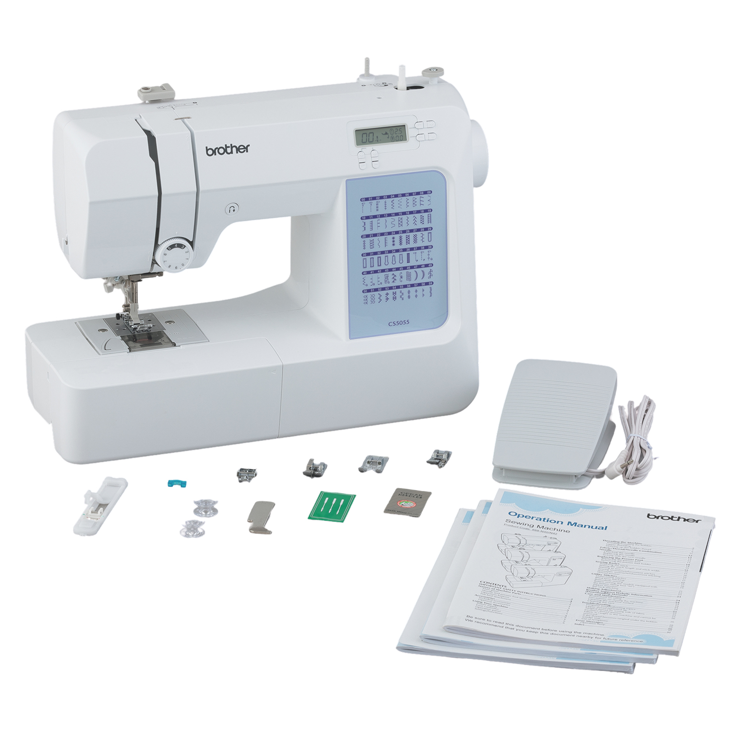 Brother CS5055 Computerized Sewing Machine with 60 Built-in Stitches - image 1 of 10