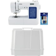 Brother CS7000X Computerized Sewing and Quilting Machine, and 5300A Hard Plastic Storage and Carry Case, SASEW6 Premium Sewing Thread 6-Pack Included