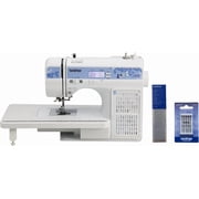 Brother CS7205 Computerized Sewing Machine with Wide Table, 150 Built-in Stitches, Water Soluble Stabilizer and 5-Piece Sewing Machine Needles