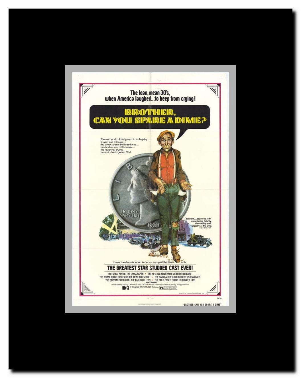 Brother Can You Spare a Dime Framed Movie Poster
