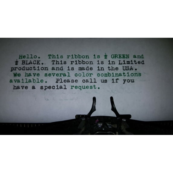 Brother Charger 11 Typewriter Ribbon 30+ Color Styles + Free Ship + Made in USA - Blue with Orange