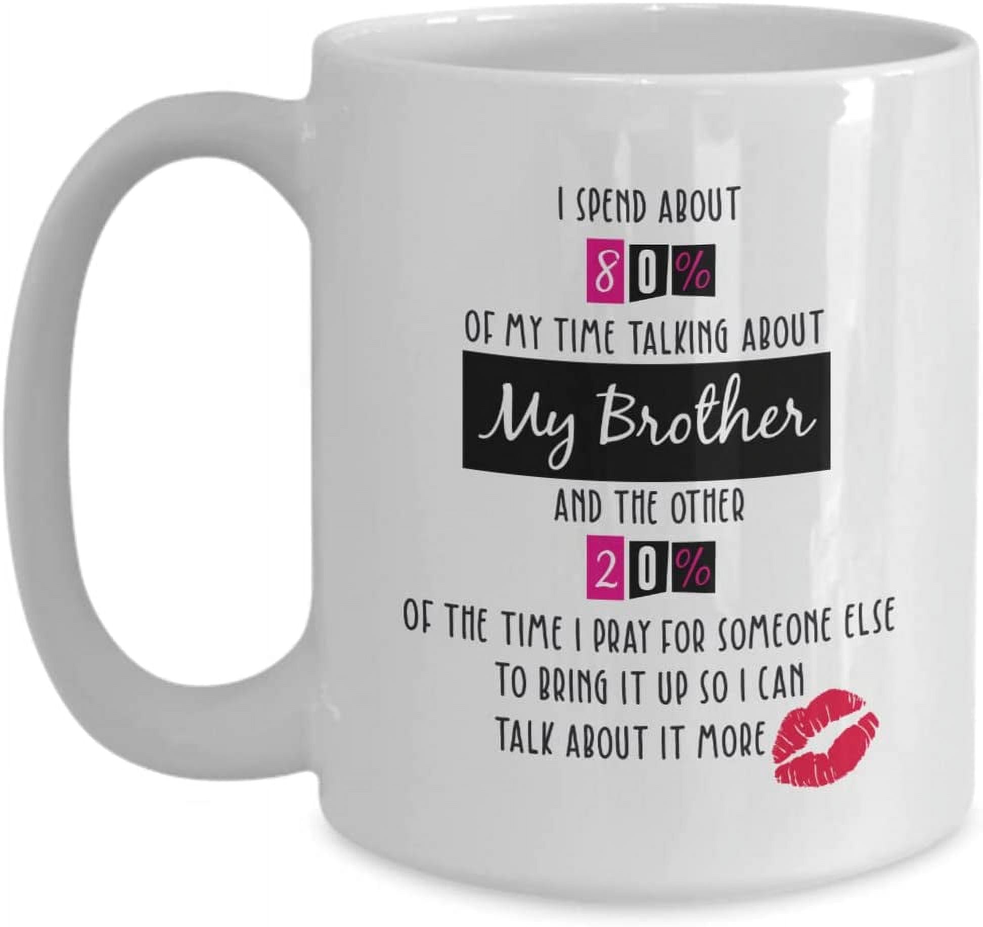 Brother Coffee Mug, Brother Gifts, Gifts For Brother, Cute Brother Gift