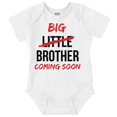 thumbnail image 1 of Brother Coming Soon Cute Middle Child Bodysuit Jumper Boys Infant Baby Brisco Brands 18M, 1 of 6