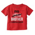thumbnail image 1 of Brother Coming Soon Cute Middle Child Youth T Shirt Tee Boys Infant Toddler Brisco Brands 12M, 1 of 5