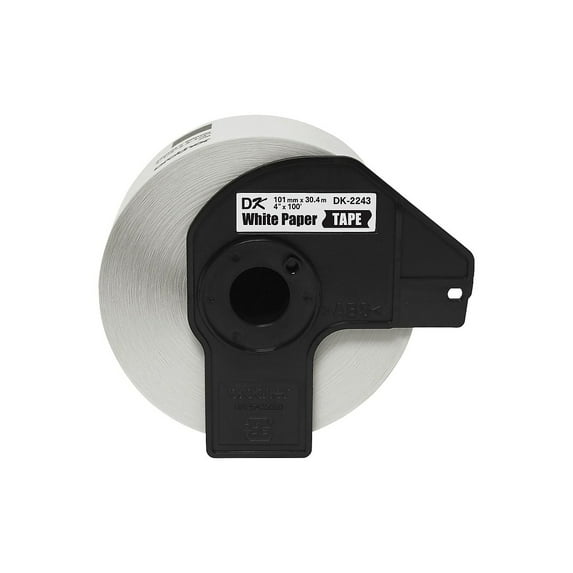 Brother DK2243 Label Printer Labels 4W Black