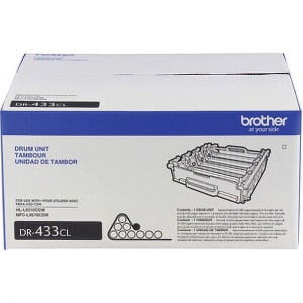 Brother DR433CL Imaging Drum - Laser Print Technology - 50000 Pages - Color Brother DR433CL Imaging Drum - Laser Print Technology - 50000 Pages - Color