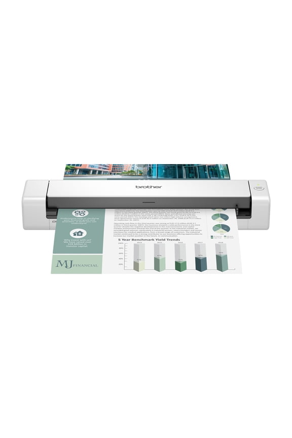 DS-740D Duplex, Compact, Mobile Color Document Scanner, Desk Saving Design