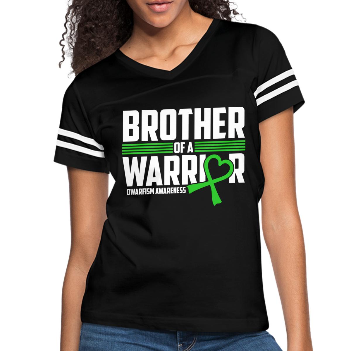 Brother Dwarfism Awareness Green Ribbon Little Peo Women's Vintage ...